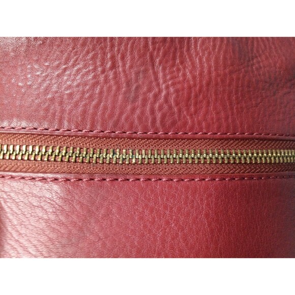 Max Mara Intrend Red Leather Crossbody Bag - Picture 10 of 10